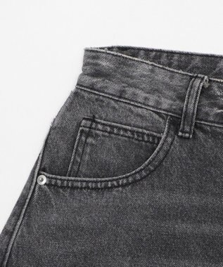 WEGO ラインストーンbackロゴデニム ブラック