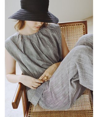 Te chichi リネンミックスクレープブラウス(セットアップ可)《2026 SUMMER LOOK item》