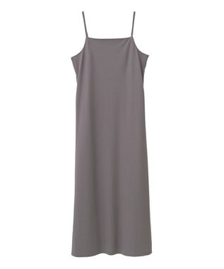 YECCA VECCA 【2点SET】シアーシャツ×Aラインキャミワンピース Purple