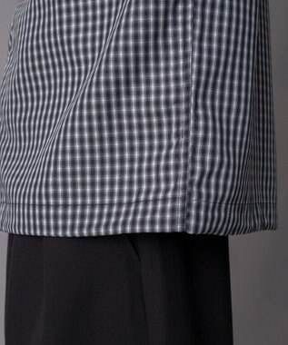 WEGO 【ユニセックス着用ITEM】ミニオンブレZIPシャツ（SS） ブラックチェック1