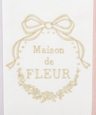 Maison de FLEUR トリコロールフリルハンドルトートバッグ Multi