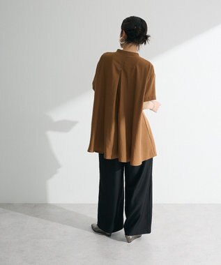 Green Parks 【WEB限定】ウエストタックシャツチュニックⅢ Camel