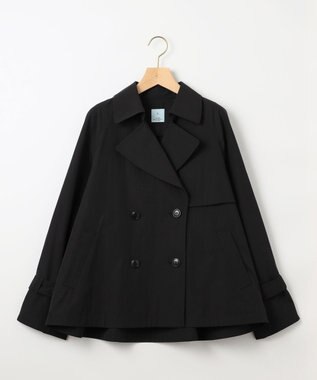 組曲 S タイプライターショート トレンチコート ブラック系