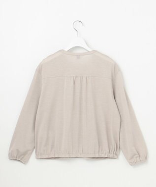 J.PRESS LADIES 【接触冷感・洗える】シアー ブルゾン グレージュ系