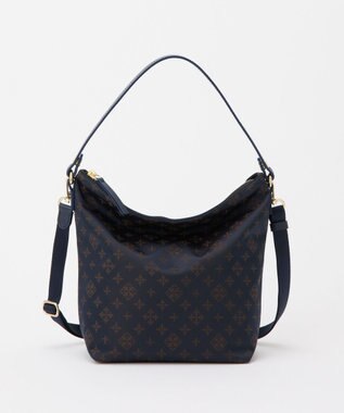 russet ナイロンジャガード2WAYミニショルダーバッグ(CE-1627) Purple/BR