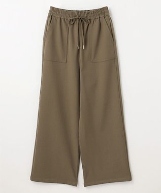 ANY L 【2WAYストレッチ/ウエストゴム/裏起毛】シークレットウォームベイカーパンツ モカ