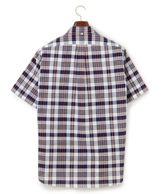 J.PRESS MEN 【KING SIZE】インディアンマドラスチェック シャツ / B.D. ネイビー系3