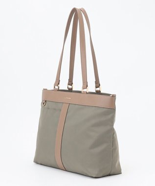 LA BAGAGERIE コンビ2WAYトートバッグ MEDIUM グレー