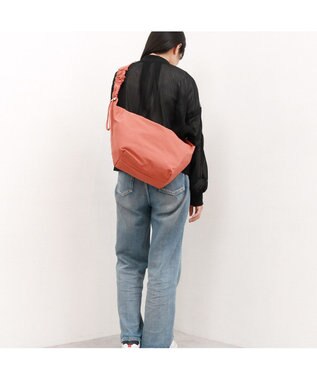 UNBILLION カシュカシュ cachecache / ドロストギャザーショルダーバッグ ダークオレンジ