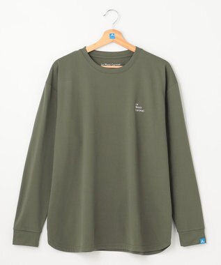 SHARE PARK MENS 【UNISEX】吸水速乾 LMCバックプリントロングスリーブTシャツ（L・XLサイズ） オリーブ