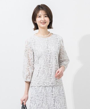 ONWARD Reuse Park 【自由区】ブラウス春夏 グレー