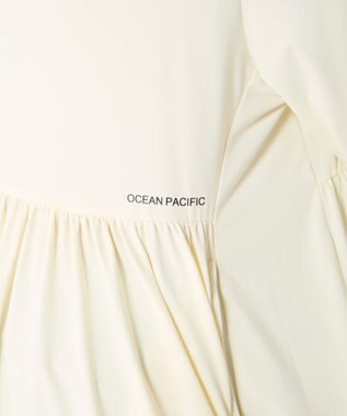 OP／FILA 【Ocean Pacific】接触冷感SNC｜フレアシルエットラッシュガード ホワイト