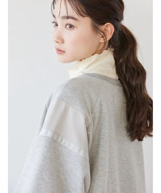 AMERICAN HOLIC ショルダーラインドロストポンチプルオーバー Gray Mixture