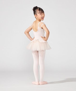 Chacott スカート付レオタード ハニーベージュ