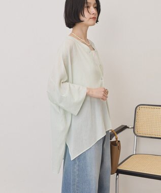 AMERICAN HOLIC Vネックポンチョシャツ Mint