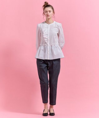 TOCCA 【chayさん着用】ROSY RIPPLE ブラウス アイボリー系