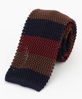 J.PRESS MEN レジメンタルニットタイ カーキ系2