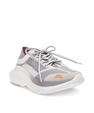 STEVE MADDEN ELEVATE 3 パフォーマンススニーカー グレーホワイト