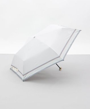 AURORA 【 JILL STUART（ジル スチュアート）】先染めボーダー晴雨兼用傘(折りたたみ傘)