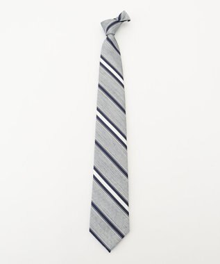 J.PRESS MEN 【LINEN MIX COLLECTION】 レジメンタル ネクタイ ネイビー系2