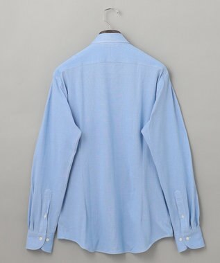 GOTAIRIKU 【吸水速乾】クールマックス鹿の子 ビズシャツ_ボタンダウン サックスブルー系