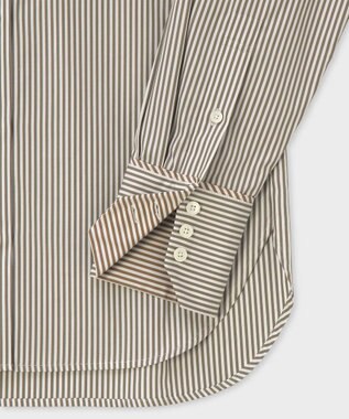 Paul Smith キャットエンブロイダリーシャツ ベージュ