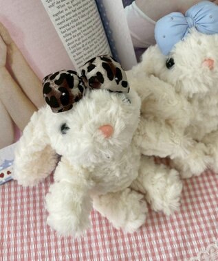 WEGO お姫様うさちゃんぬいぐるみキーホルダー ブラック