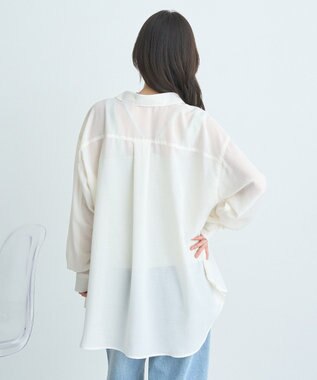earth music&ecology シアーシャツ Off White