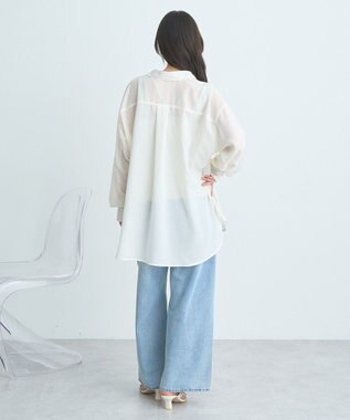 earth music&ecology シアーシャツ Off White