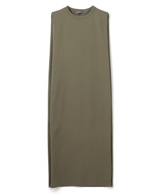 uncrave ダブルフェイスジャージー ワンピース カーキ