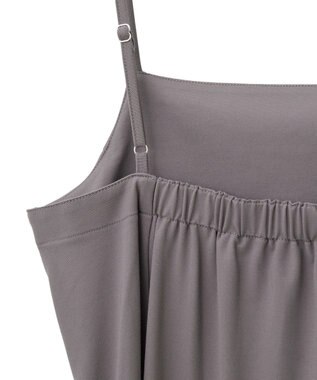 YECCA VECCA 【2点SET】シアーシャツ×Aラインキャミワンピース Purple