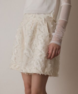 GRACE CONTINENTAL カットジャガードショートパンツ