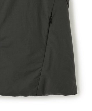 ICB 【撥水加工】ADSダウン フーデット ベスト チャコールグレー系
