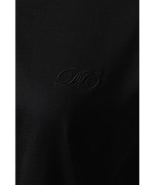 DAKS ミニハウスチェック襟 ダブルカラーTシャツ ブラック