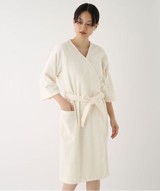 UCHINO エアリータッチ ラグランレディスローブ アイボリー