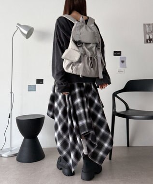 WEGO 【ユニセックス着用ITEM】3ポケットフラップリュック 柄2