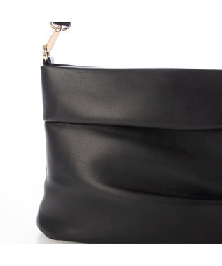 UNBILLION カシュカシュ cachecache / ギャザーチェーン2wayショルダー ブラック