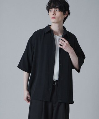 WEGO トロミBIGシャツ（S） ブラック