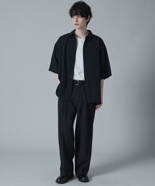 WEGO トロミBIGシャツ（S） ブラック