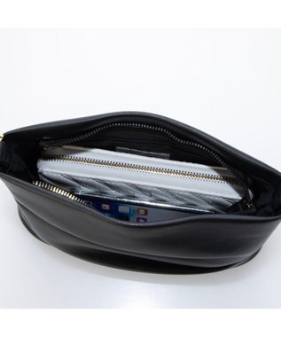 UNBILLION カシュカシュ cachecache / ギャザーチェーン2wayショルダー ブラック