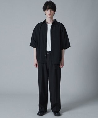 WEGO トロミBIGシャツ（S） ブラック