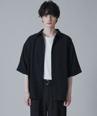 WEGO トロミBIGシャツ（S） ブラック