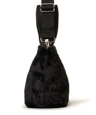 LeSportsac FUR E/W TOTE/ブラックフラッフィーファー ブラックフラッフィーファー