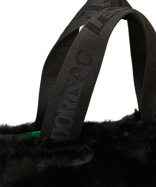 LeSportsac FUR E/W TOTE/ブラックフラッフィーファー ブラックフラッフィーファー