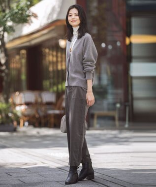 J.PRESS LADIES リバーシブルマーブル ネックレス ブラウン系