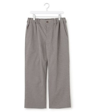 J.PRESS YORK STREET 【UNISEX】クラシックチェック ワイドバギーパンツ