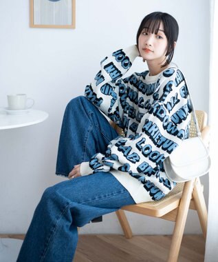 WEGO ルーズフィット総柄プルオーバー