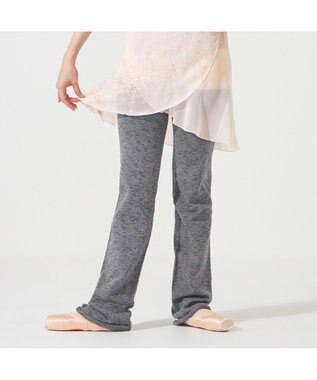 Chacott ◎【Nela ライン】レッグウォーマー グレー杢