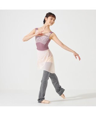 Chacott ◎【Nela ライン】レッグウォーマー グレー杢