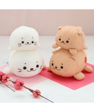 Mother garden しろたん ちりめん ちびマスコット 《しろたん/らっこいぬ》単品 しろたん